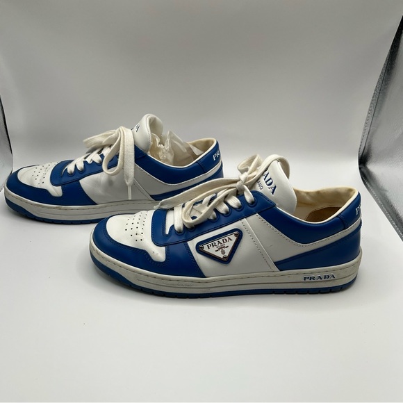 Prada Downtown Leather Sneakers - Picture 7 of 10